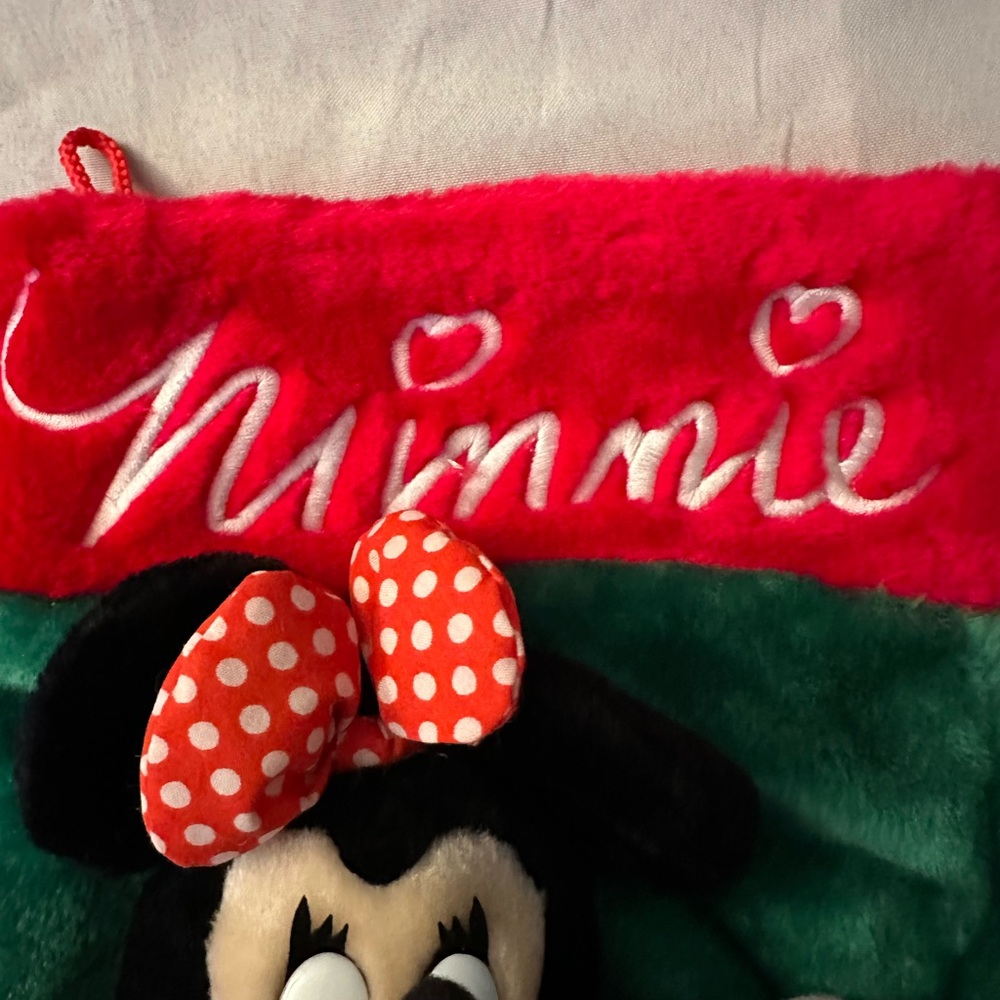 Minnie Mouse vintage Christmas stocking. EUC - Picture 3 of 6